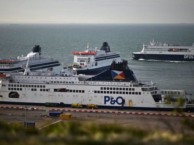 Indians at UK - P&O Ferry