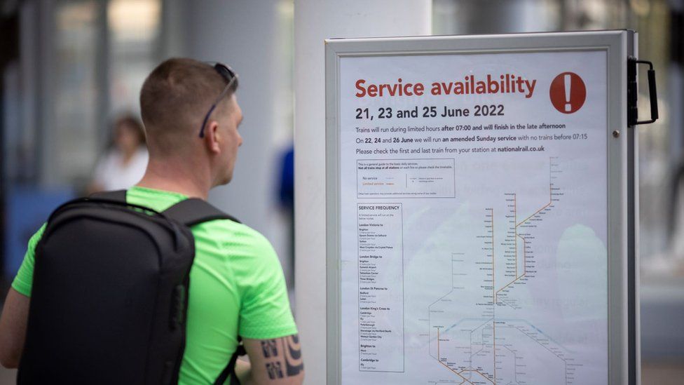 Indians at UK - Rail Strike