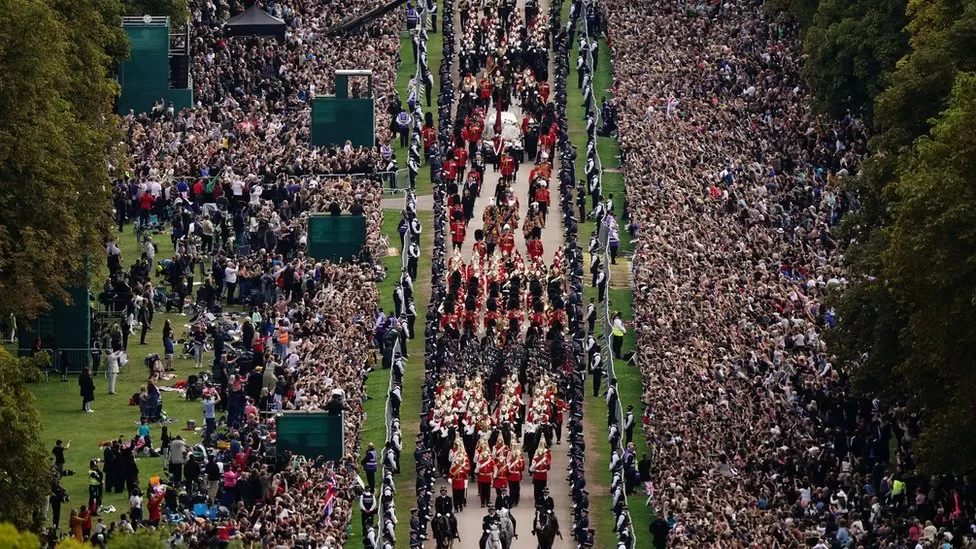 Indians at UK - Queen's Funeral