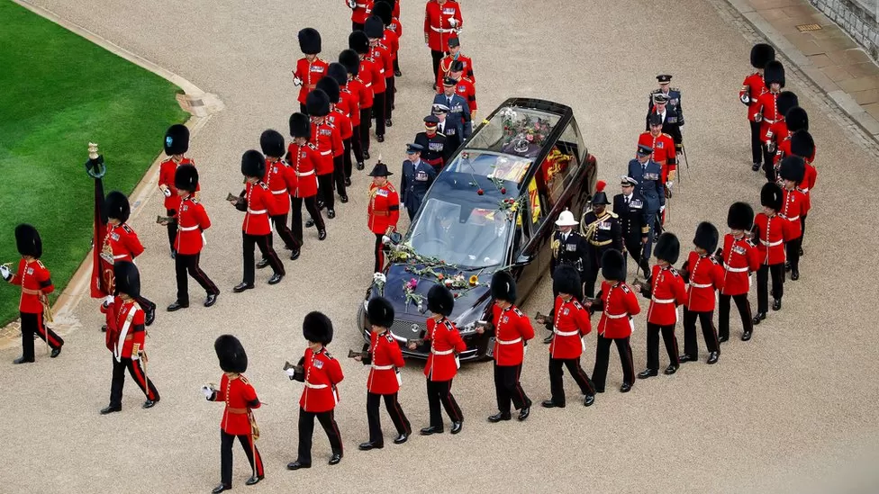 Indians at UK - Queen's Funeral