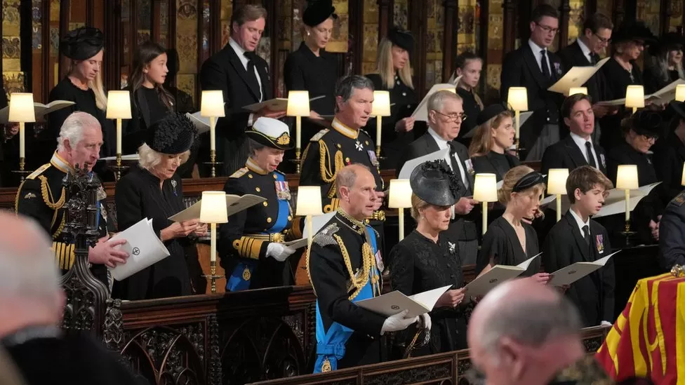 Indians at UK - Queen's Funeral