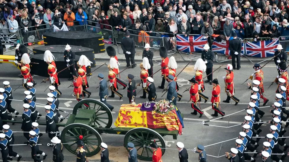 Indians at UK - Queen's Funeral