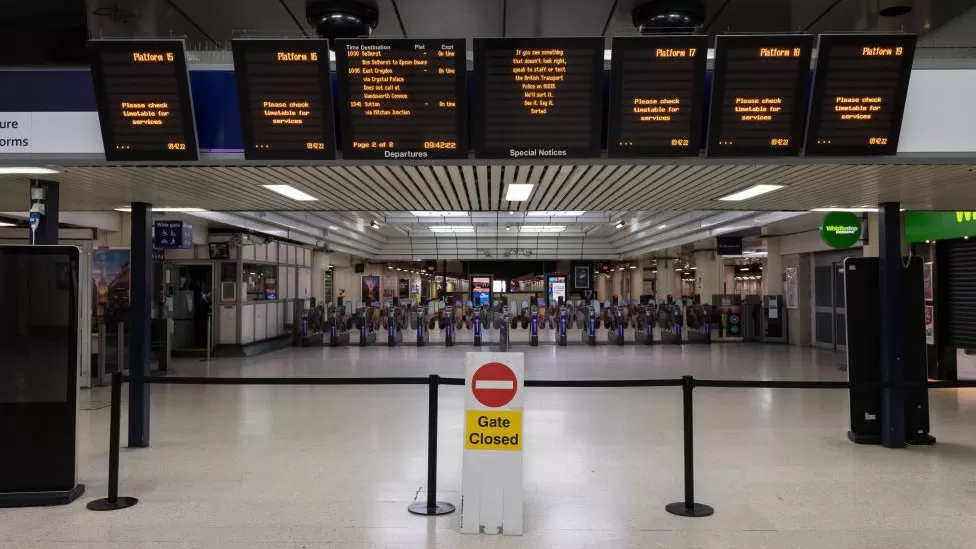 Indians at UK - Rail strikes