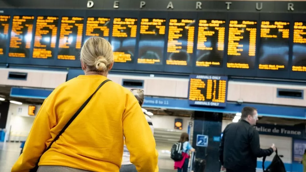 Indians at UK - Rail strikes