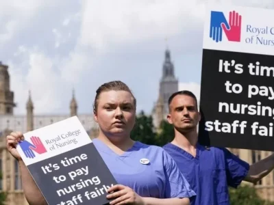 Indians at UK - Nurses' Strike