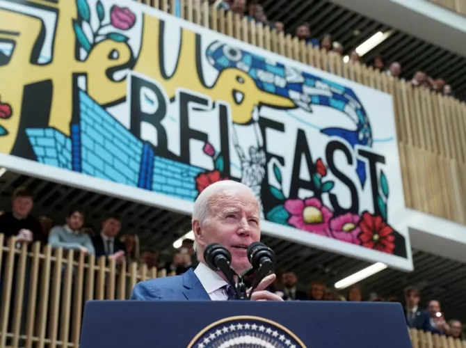 Indians at UK - Joe Biden Hails Northern Ireland Young People