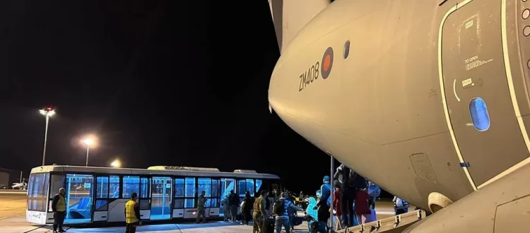 Indians at UK - Second Evacuation Flight