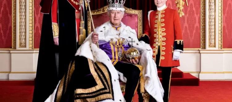 Indians at UK - King Charles With Prince William And Prince George