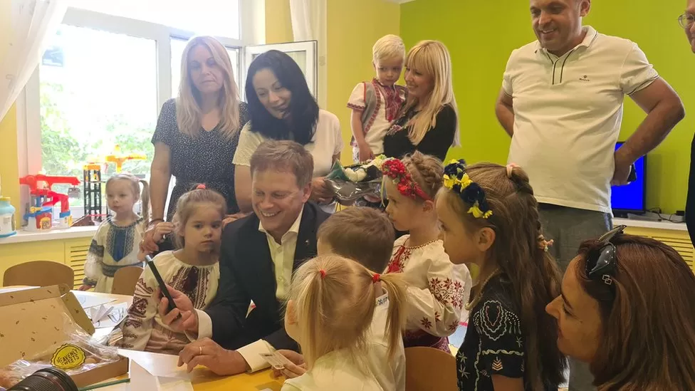 Indians at UK - Grant Shapps Visit Ukraine for Nuclear Power Plant